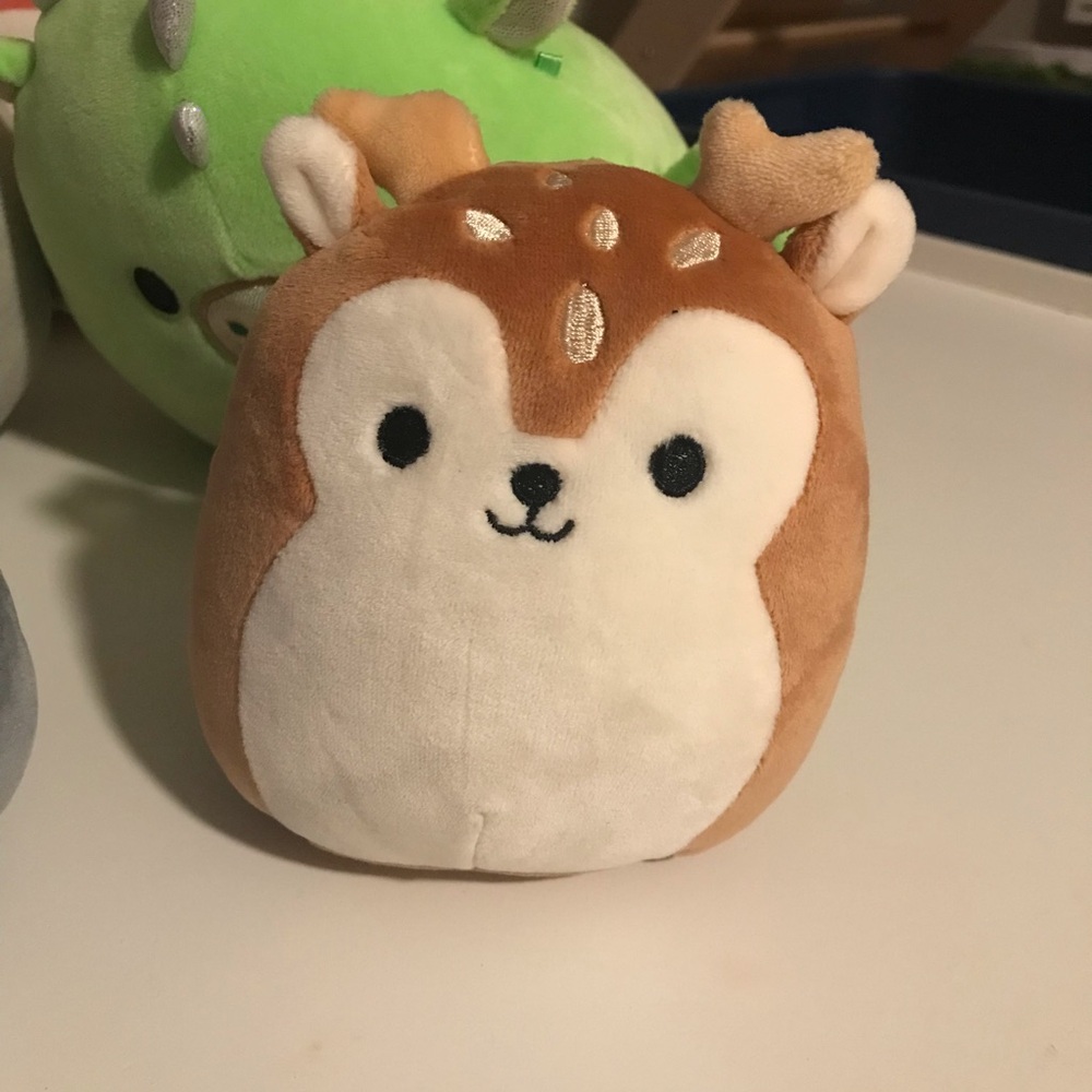 Dawn the deer Squishmallows Brown White Plush Stuffed Animal squishmallow